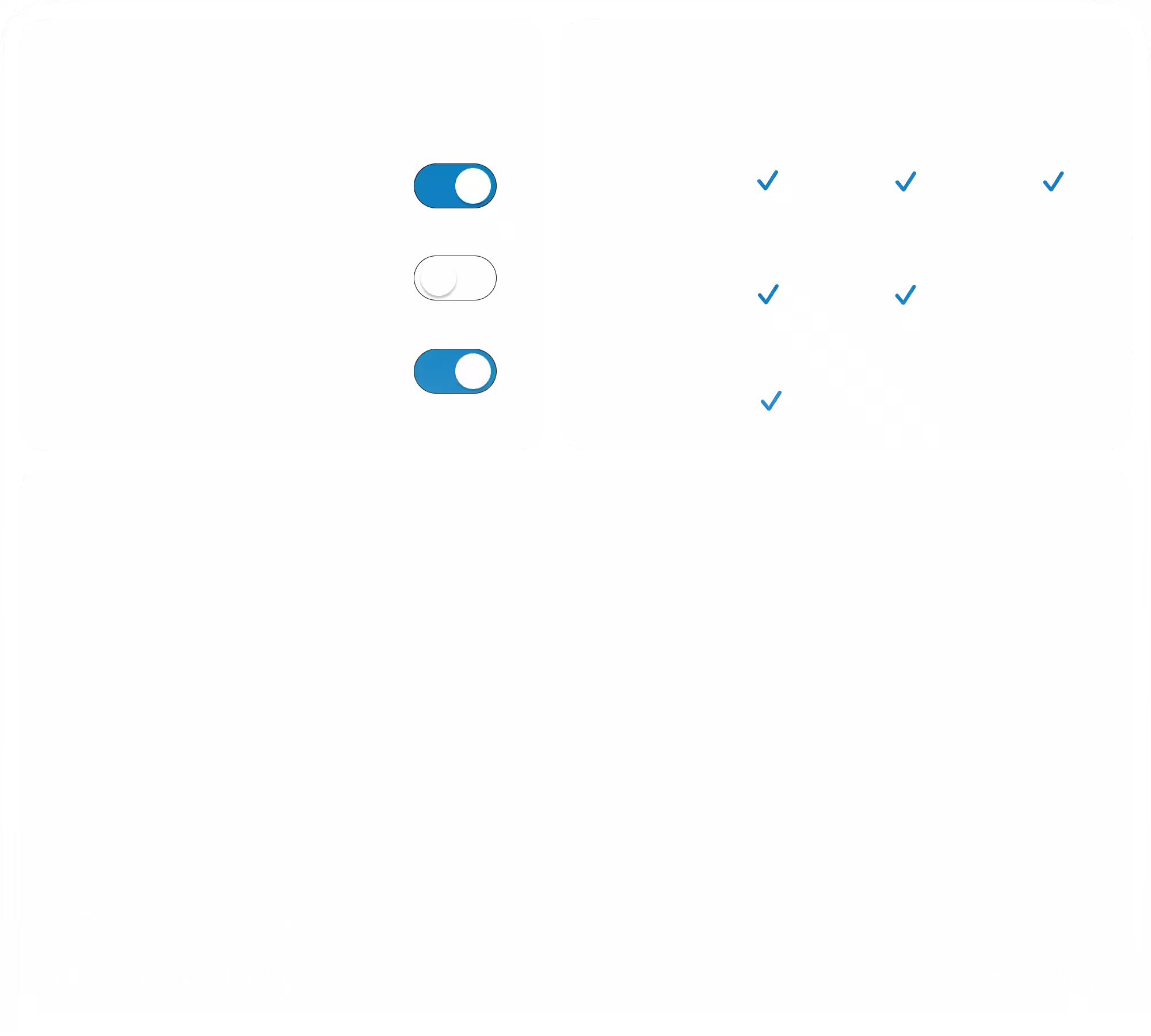 Security controls, roles, and audit log UI